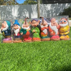 Vintage Seven Dwarfs Figurine Set